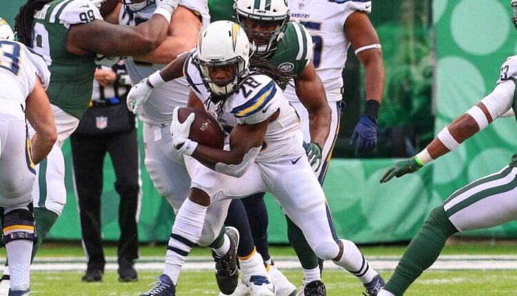 Chargers Melvin Gordon Fantasy Football ROS Rankings