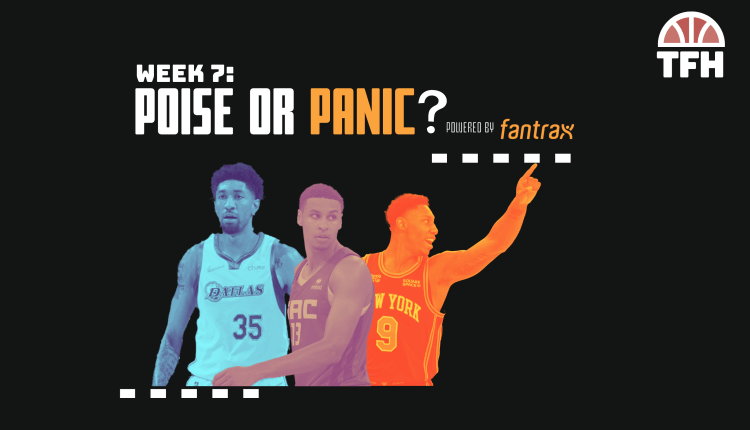 Week 7 Poise or Panic