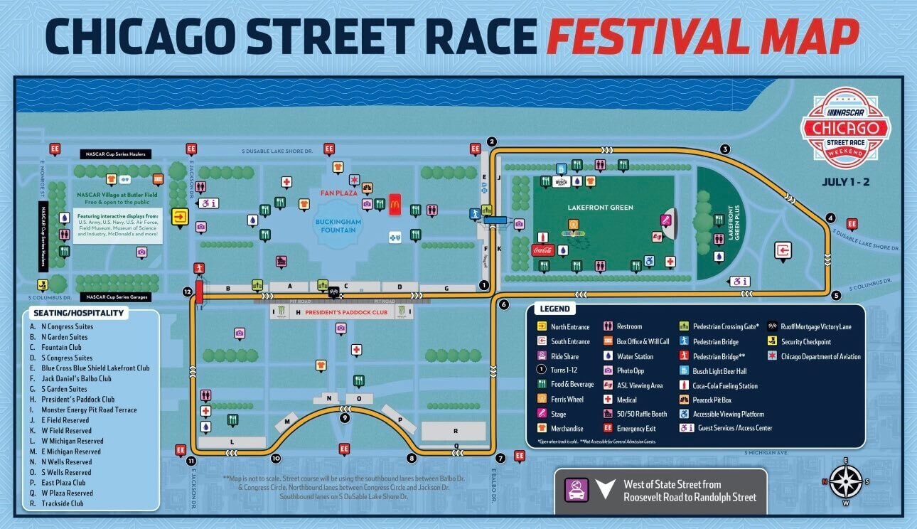 Chicago Street Course Map 1 
